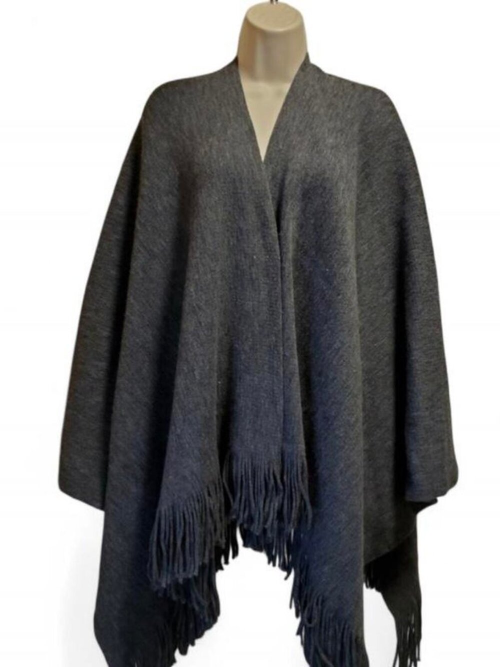 New York & Company Women's Grey and Black Coat